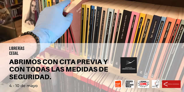 Del 4 de mayo al 10 de mayo las librerías pueden atender al público con cita previa